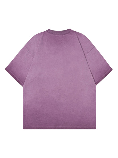 American-style sticker pattern cuttable T-shirt - 1510