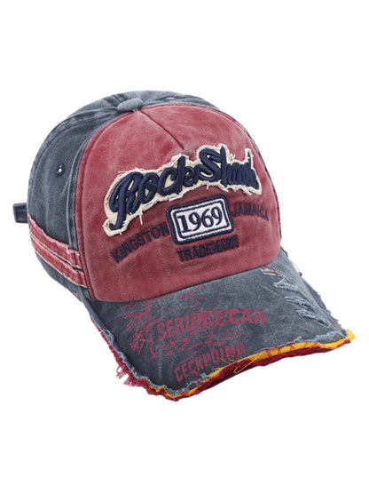 Thesupermade Retro Letter Denim Cap - 2136