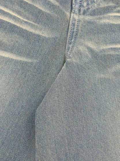 Thesupermade Washed Denim Hip-Hop Shorts - 2372